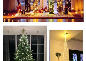 Luzes de Fadas Natalinas à Prova d'Água – Encanto e Magia